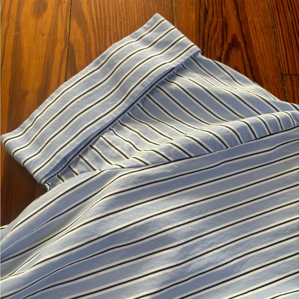 J. Crew Elena shirt-dress in striped cotton poplin (shortened) - Picture 5 of 9